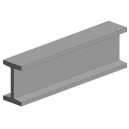 500271 Evregreen Полистирол белый 1,5 мм двутавровый профиль 4 шт.