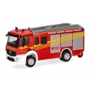 098168 Herpa Пожарная машина Mercedes-Benz Actros S HLF 2000 масштаб 1/87 H0