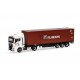 318228 Herpa Тягач с полуприцепом-контейнеровозом MAN TGX GM масштаб 1/87 H0