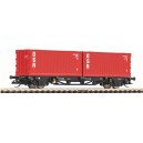 47727 Piko Платформа двухосная с контейнерами "DSR" DR IV Эпоха масштаб 1/120 ТТ