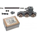 Редуктор без боковин для тепловозов с бесчелюстными тележками серий 2ТЭ116, 2М62У, ТЭМ18 и т.д. масштаб 1/87 H0