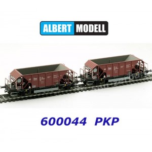 975009 Albert Modell Набор вагонов-хопперов PKP IV Эпоха 2 шт. масштаб 1/87