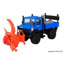 14997 (HO) Kibri Автомобиль UNIMOG со снегоочистителем (сборная модель)