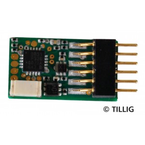 66032 Tillig Декодер со штекером стандарт NEM651 6-pin