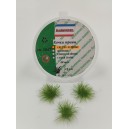 3047 DASmodel Кочки травы светло-зелёные, 40 шт. 12 мм