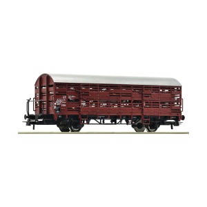 76607 Roco Вагон для перевозки животных (скотник) DB IV Эпоха масштаб HO 1/87