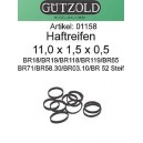 01158 Gützold Резинка плоская для колёсной пары, диаметр 11 мм 1 шт., масштаб HO 1/87