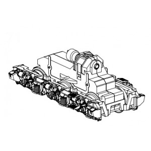 52910-71 Piko Тележка в сборе для BR132 масштаб 1/87 H0